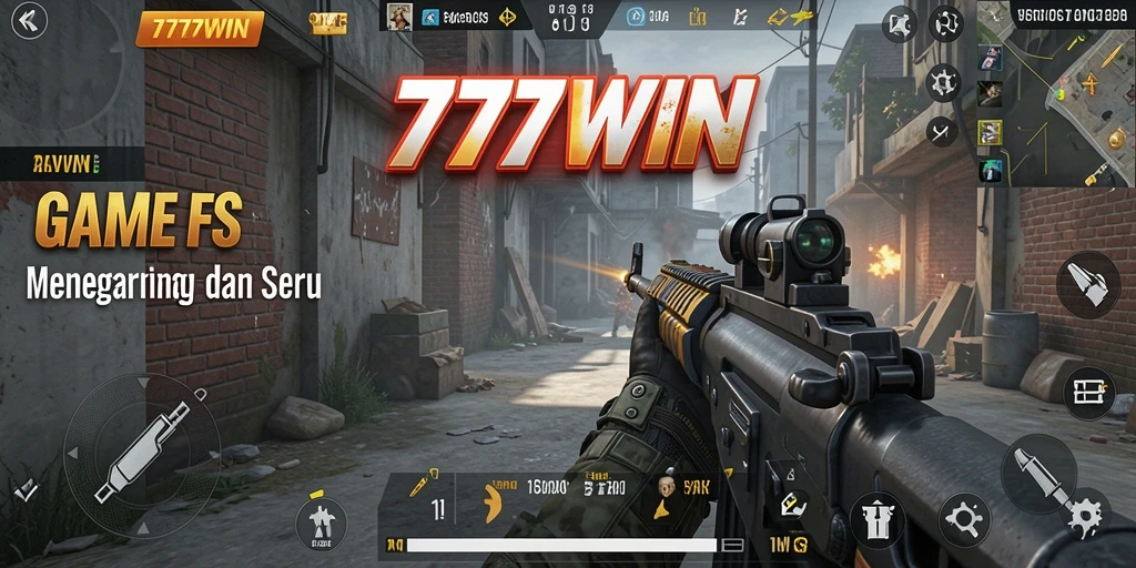 Screenshot permainan 777WIN menampilkan aksi tembak-menembak yang seru.