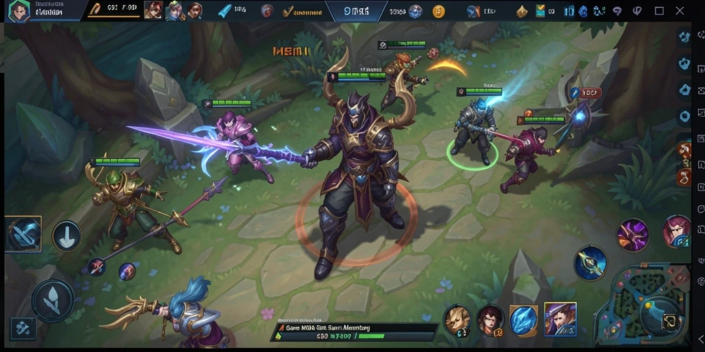 Screenshot gameplay F32 yang menunjukkan aksi seru dalam pertempuran.