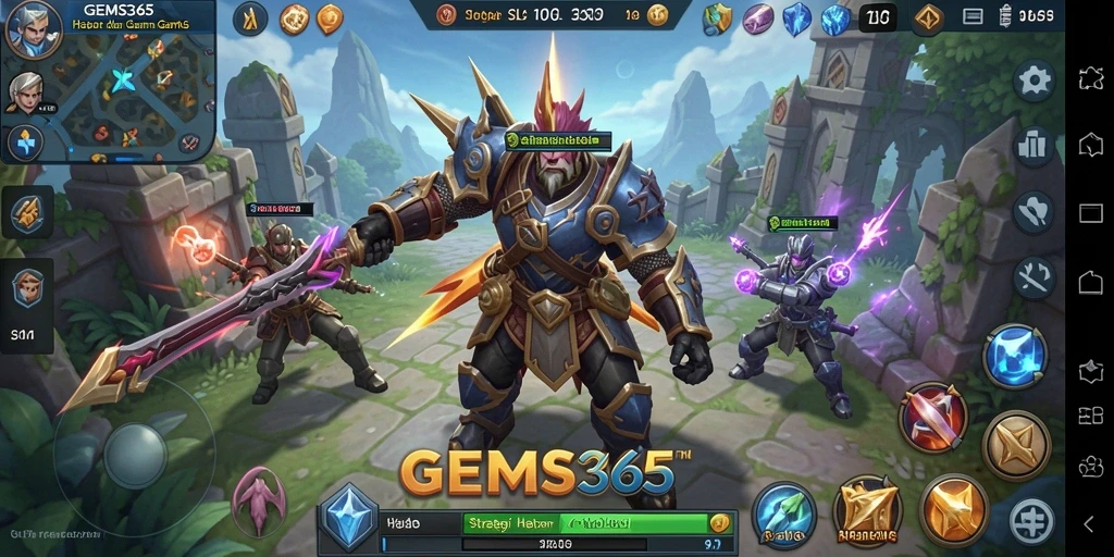 Gameplay strategi yang mendebarkan di GEMS365.