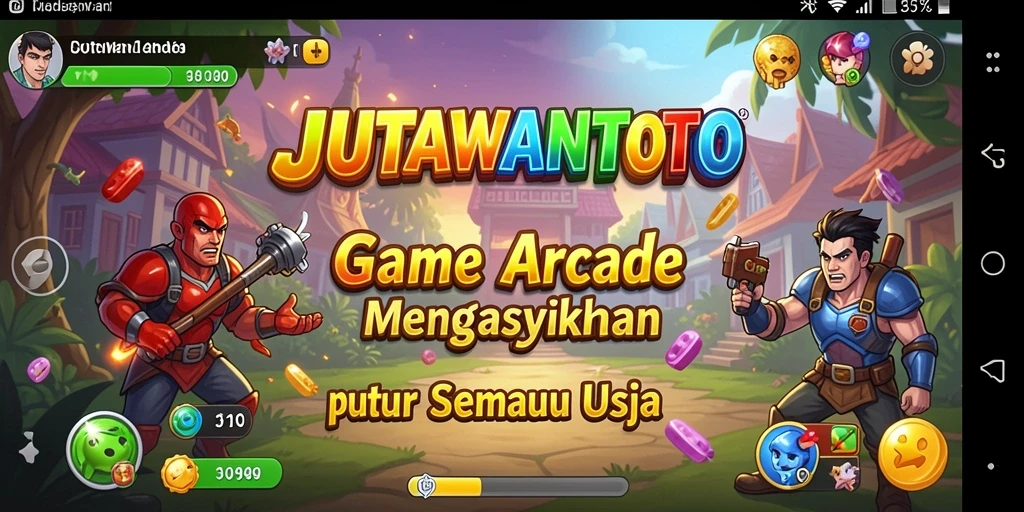 Screenshot utama JUTAWANTOTO menampilkan gameplay seru yang penuh tantangan.