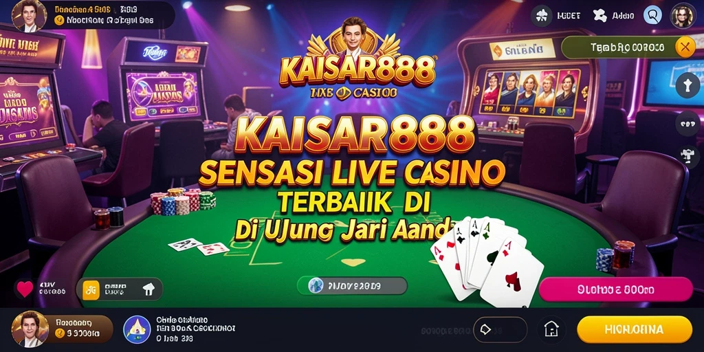 Gambaran gameplay seru kasino langsung di KAISAR888.