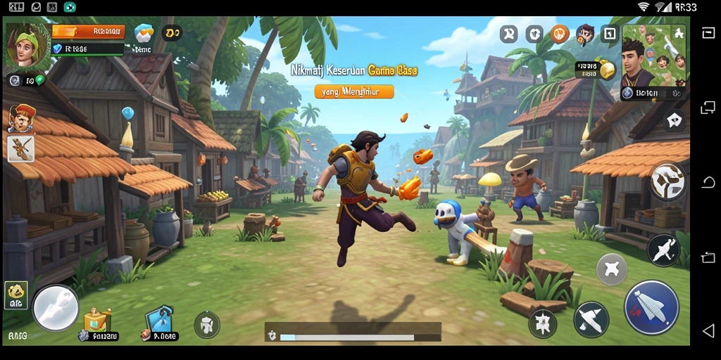 Tampilan gameplay menarik dan lucu dari RR33 yang menghibur.