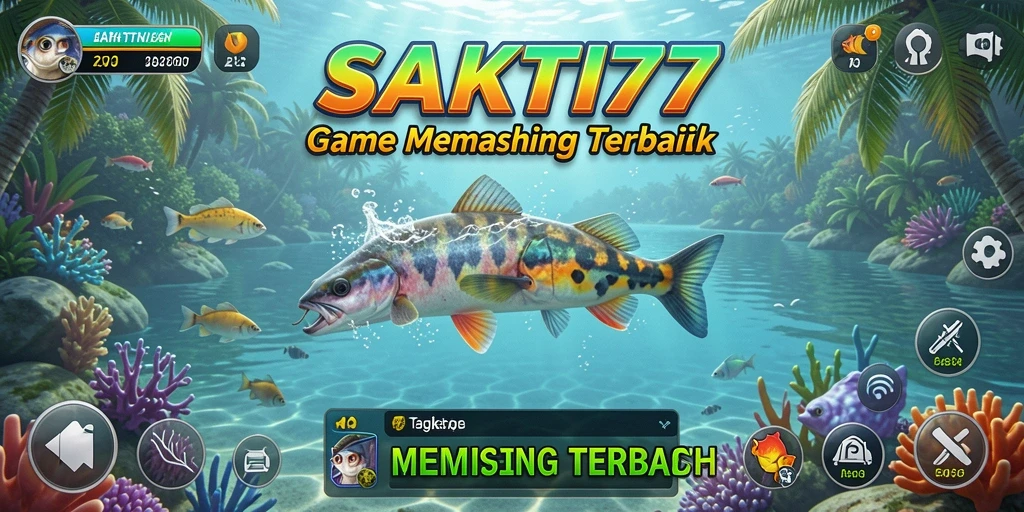 Tangkapan ikan besar dalam gameplay SAKTI77.