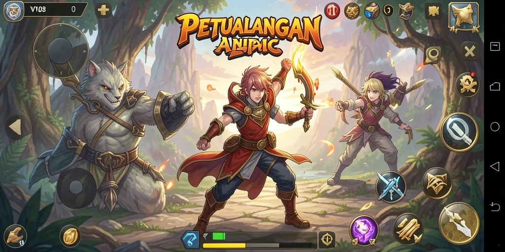 Gameplay Anime yang mendebarkan dalam VW108 dengan karakter yang ikonik.